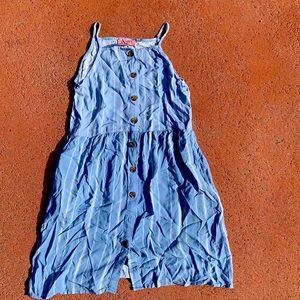 Blue casual beach dress